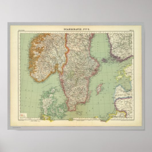 Schweden und Norwegen 7 Poster (Vorne)