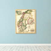 Schweden und Norwegen 8 Leinwanddruck (Insitu (Holzboden))