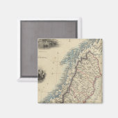 Schweden und Norwegen 8 Magnet (Vorderseite/Rückseite)