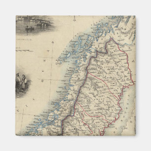 Schweden und Norwegen 8 Magnet