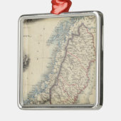 Schweden und Norwegen 8 Silbernes Ornament (Links)