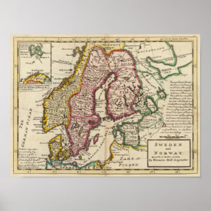 Schweden und Norwegen 9 Poster