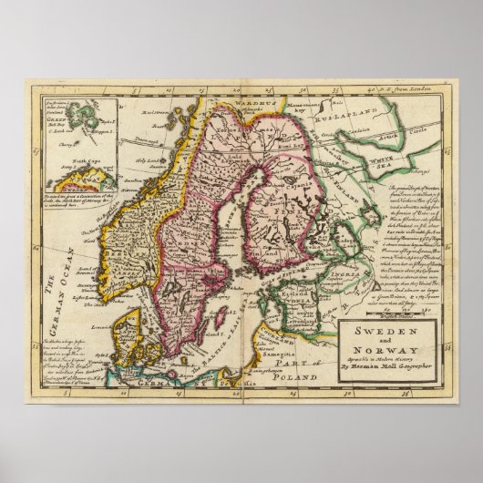 Schweden und Norwegen 9 Poster (Vorne)