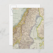 Schweden und Norwegen Karte Norwegen (Vorne/Hinten)