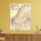 Schweden und Norwegen Leinwanddruck (Insitu (Wohnzimmer))