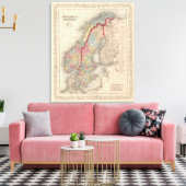 Schweden und Norwegen Leinwanddruck (Insitu (Wohnzimmer))