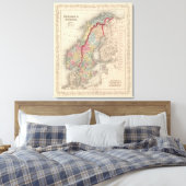 Schweden und Norwegen Leinwanddruck (Insitu (Schlafzimmer))