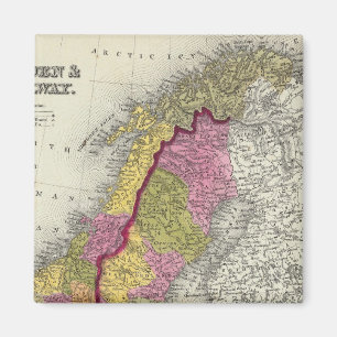 Schweden und Norwegen Magnet
