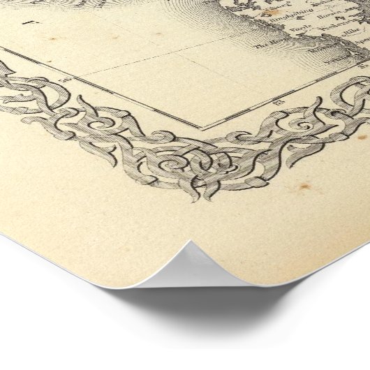 Schweden und Norwegen Poster (Ecke)