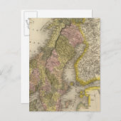 Schweden und Norwegen Postkarte (Vorne/Hinten)