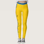 Schweden und Schweden Flag Mode, Reise-/Sportfans Leggings (Vorderseite)