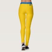 Schweden und Schweden Flag Mode, Reise-/Sportfans Leggings (Rückseite)