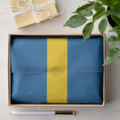 Schweden und Schweden Flag Tissue Paper/Modededeko Seidenpapier (Geschenk)