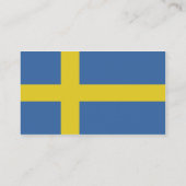 Schweden - Unternehmen Visitenkarte (Rückseite)