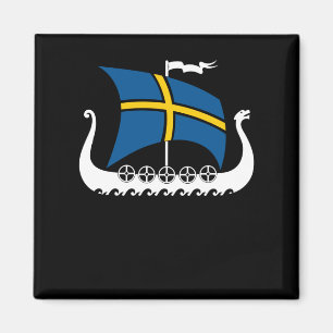 Schweden Viking Ship Valhalla Swedish Viking Ship Magnet