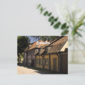 Schweden Village Postkarte (Stehend Vorderseite)