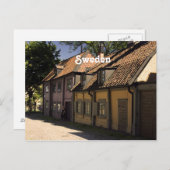 Schweden Village Postkarte (Vorne/Hinten)