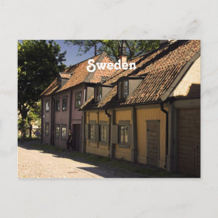 Schweden Village Postkarte