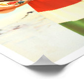 Schweden Vintage Reise Poster (Ecke)