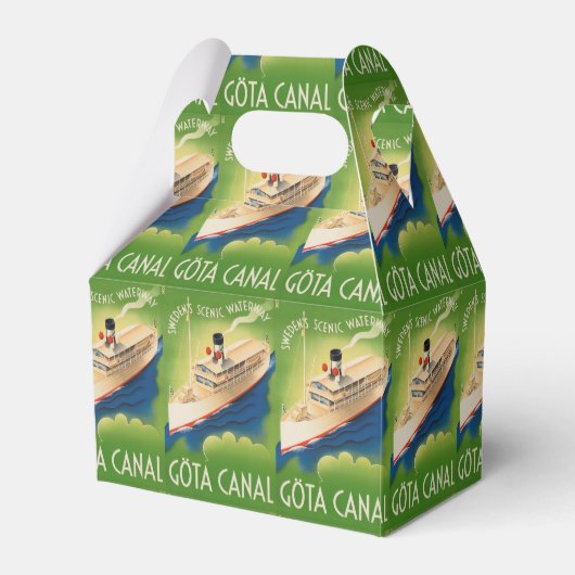 Schweden Vintage Travel Fevor Box Geschenkschachtel (Vorderseite)