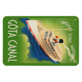 Schweden Vintage Travel Magnet (Horizontal)