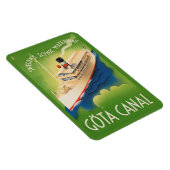 Schweden Vintage Travel Magnet (Rechte Seite)