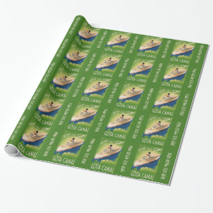 Schweden Vintage Travel Packpapier