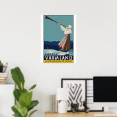 Schweden - Vintage Travel Poster (Heimbüro)