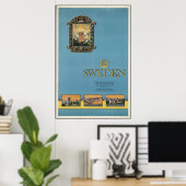 Schweden Vintage Travel Poster Ad Retro Prints (Heimbüro)