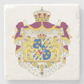 Schweden - Wappen-kundenspezifischer Steinuntersetzer (Vorderseite)