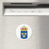 Schweden-Wappen-Magnet Magnet (In Situ (Geschirrspüler))