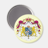 Schweden-Wappen-Magnet Magnet (Vorderseite/Rückseite)