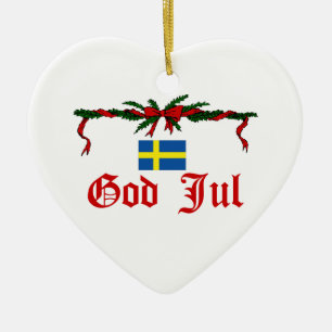 Schweden-Weihnachten Keramik Ornament