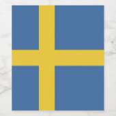 Schweden Weinetikett (Einzelnes Label)