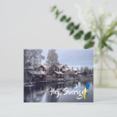 Schweden Winter Sonntag, 12. Postkarte (Stehend Vorderseite)