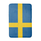 Schwedenflagge Badematte (Vorderseite Vertikal)