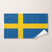 Schwedenflagge Badhandtuch Set (Handtuch)
