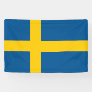Schwedenflagge Banner