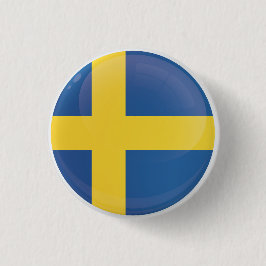 Schwedenflagge Button
