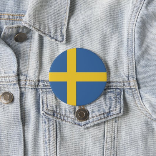 Schwedenflagge Button (Beispiel)