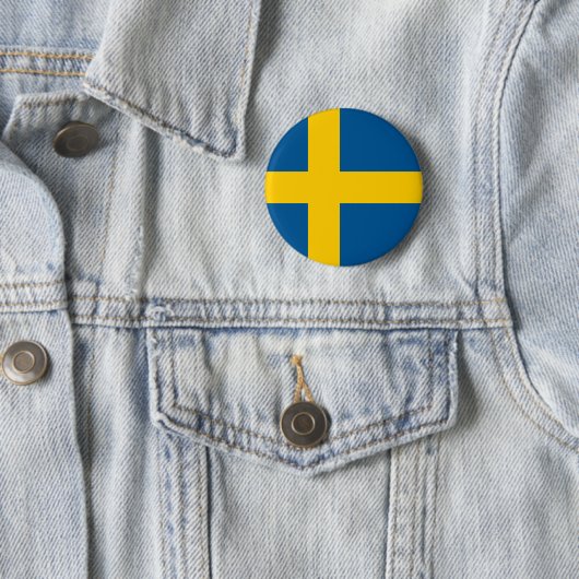 Schwedenflagge Button (Beispiel)