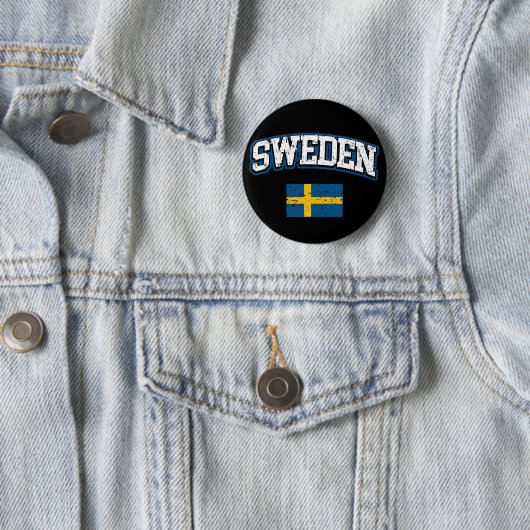 Schwedenflagge Button (Beispiel)
