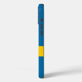 Schwedenflagge Case-Mate iPhone Hülle (Rückseite / Links)