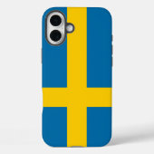 Schwedenflagge Case-Mate iPhone Hülle (Rückseite)