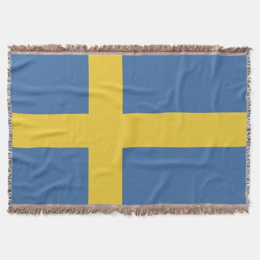 Schwedenflagge Decke (Vorderseite)