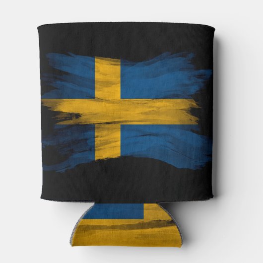 Schwedenflagge Dosenkühler (Rückseite)