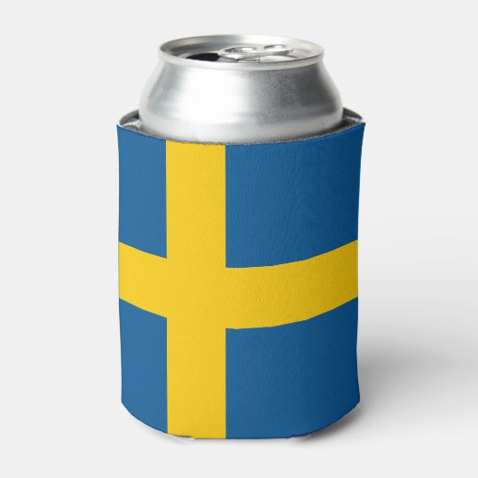 Schwedenflagge Dosenkühler (Kanne Vorderseite)