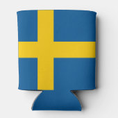 Schwedenflagge Dosenkühler (Rückseite)