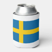 Schwedenflagge Dosenkühler (Kanne Vorderseite)