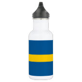 Schwedenflagge Edelstahlflasche (Rechts)